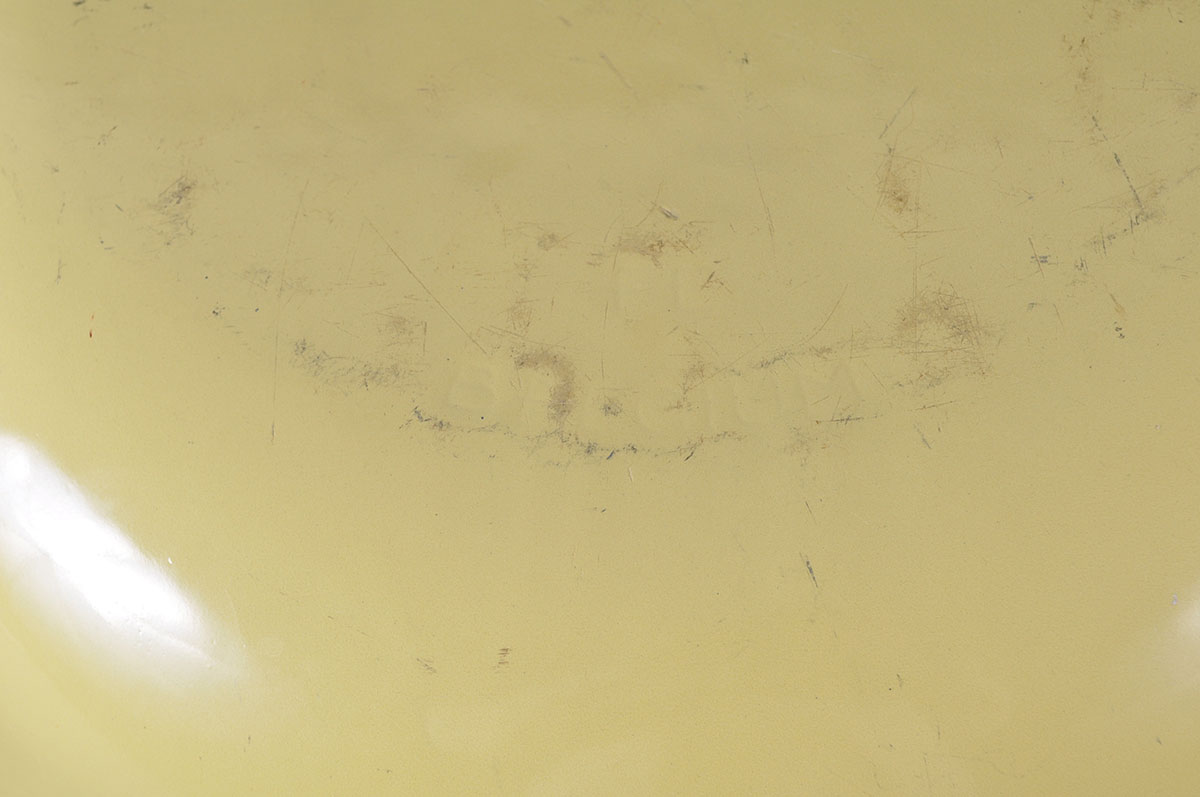 Vintage Descoware Enameled Cast Iron Dutch Oven