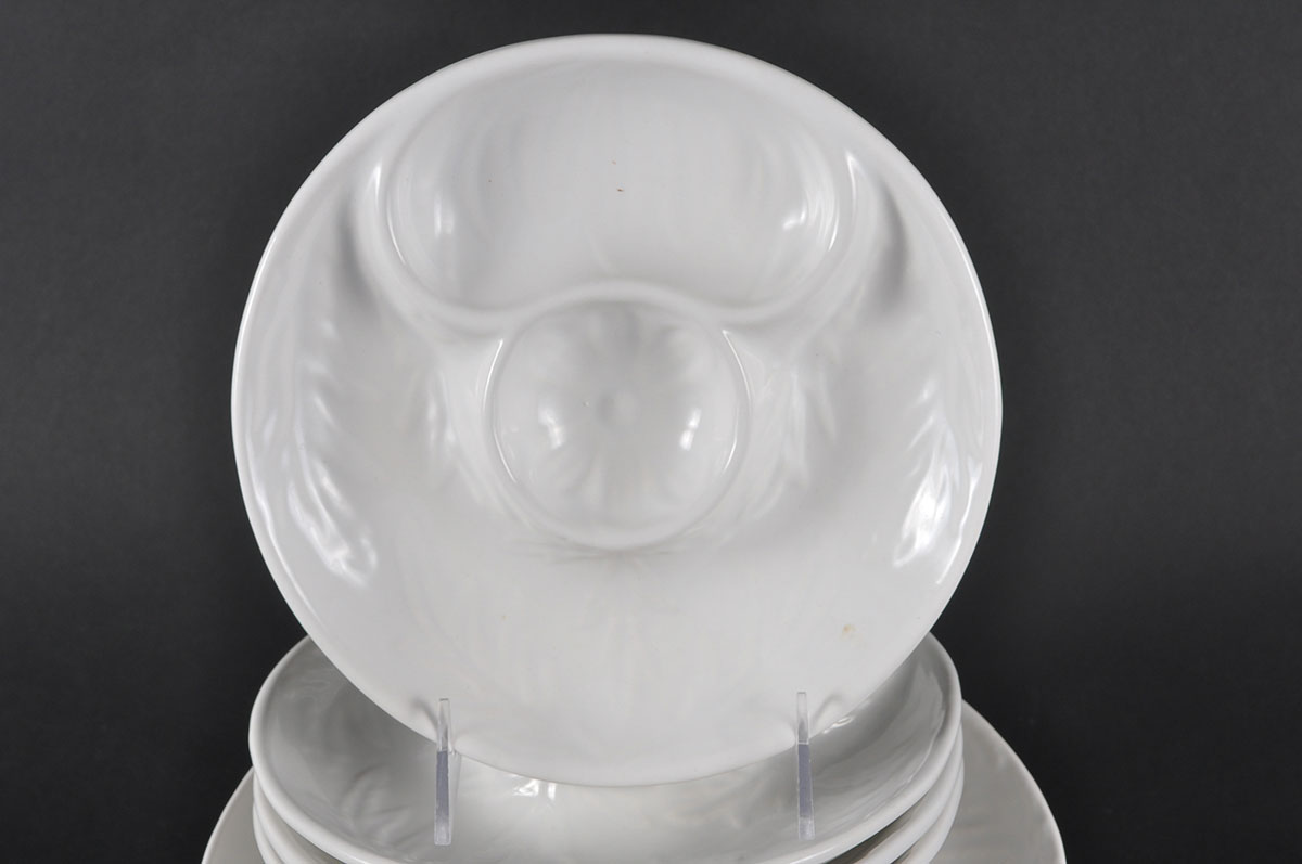 Collection of Serving Items and Decor