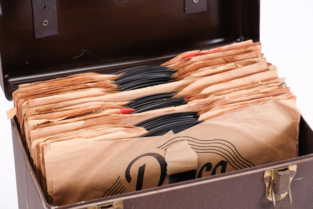 Collection of Vintage 78 RPM Records