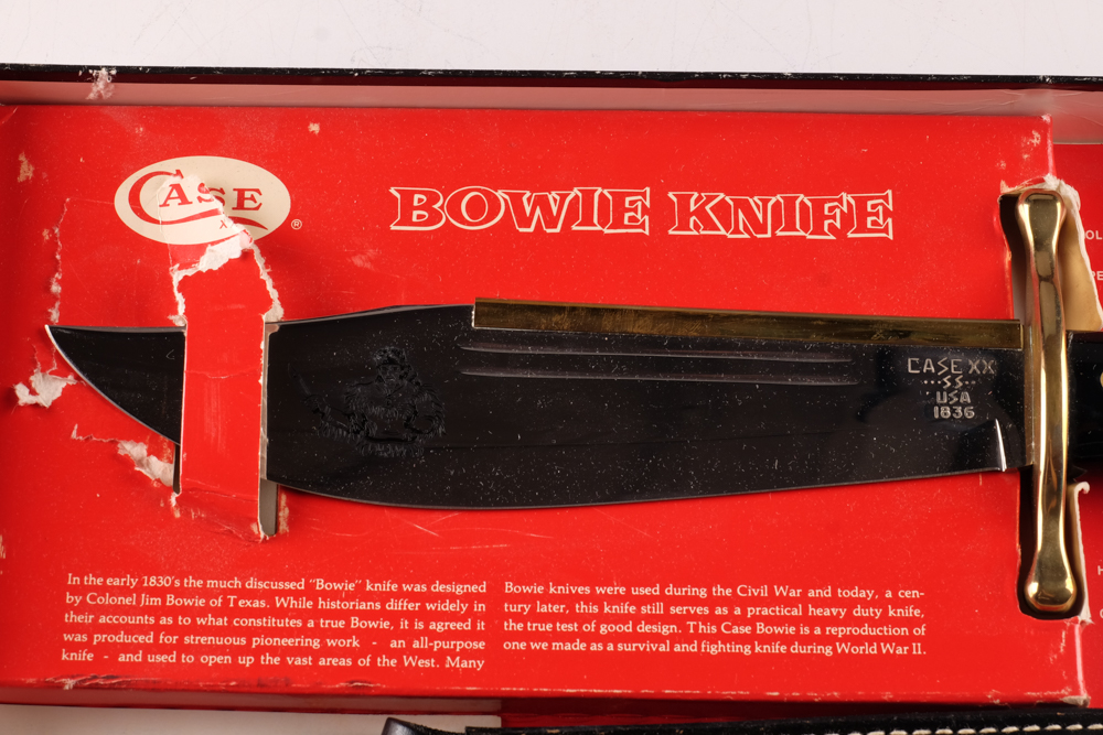 Case Bowie Hunter Survival Knife and Sheath