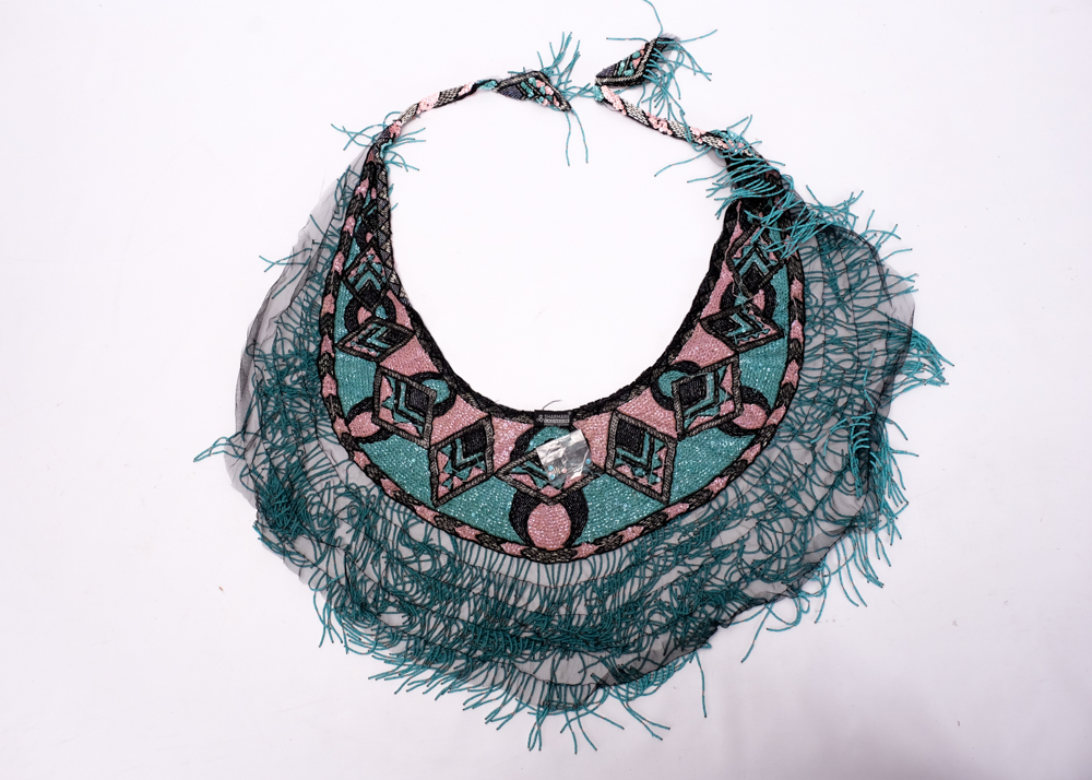 Vintage Sharmark Beaded Shawl