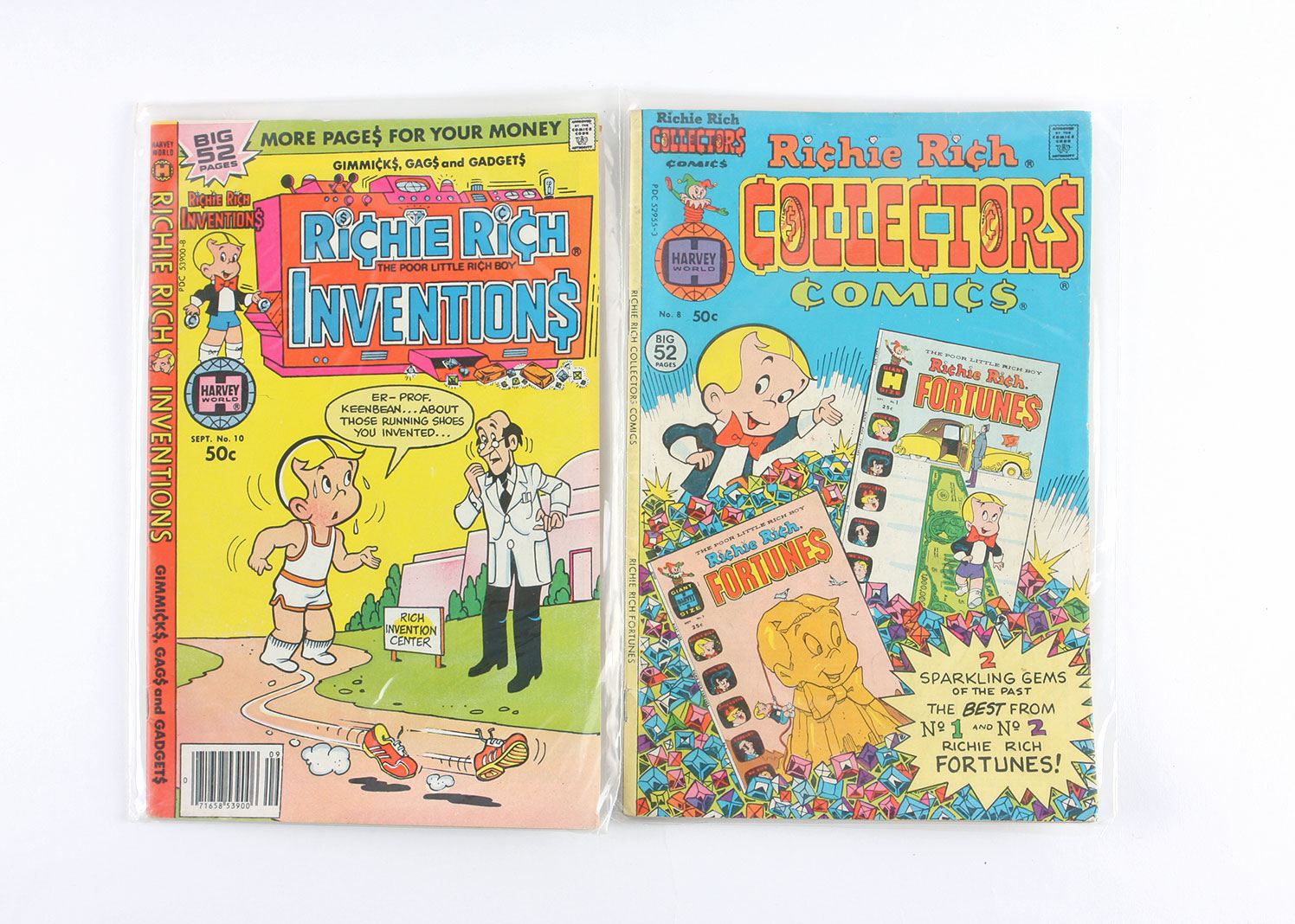 Richie Rich, Heathcliff, Bugs Bunny, Dennis, and Kissyfur Comics