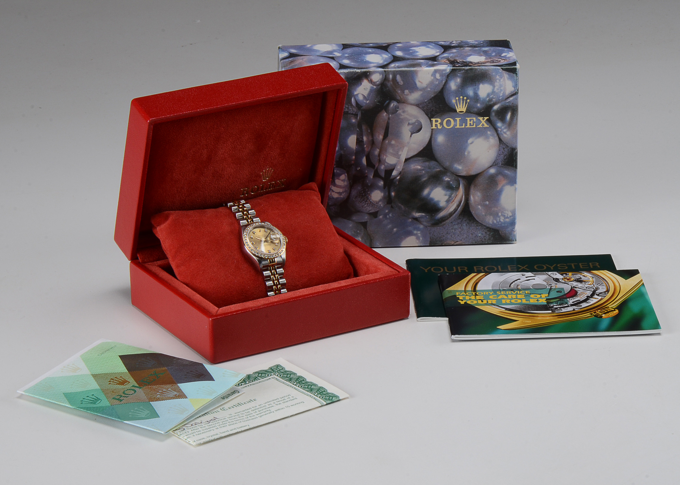 Rolex Perpetual Datejust 18K Gold YG.SS Diamond Bezel and Dial