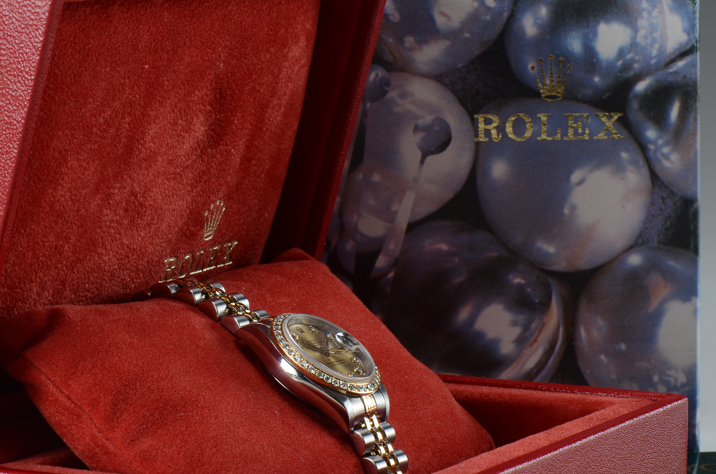 Rolex Perpetual Datejust 18K Gold YG.SS Diamond Bezel and Dial