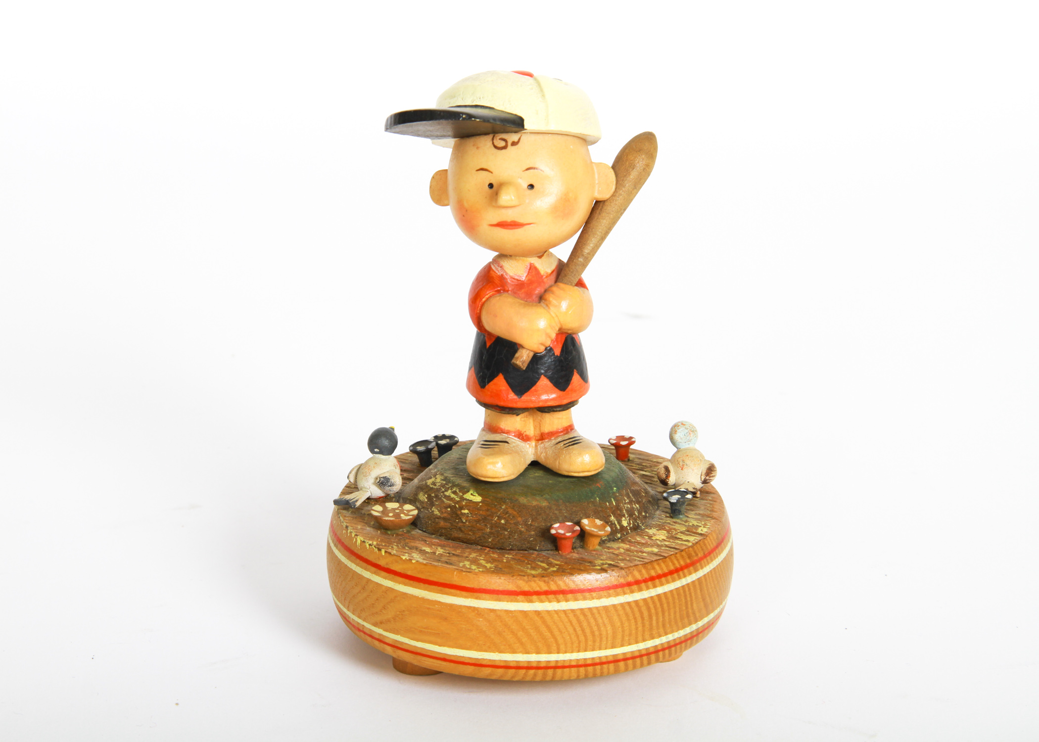 Vintage Charlie Brown Baseball Music Box