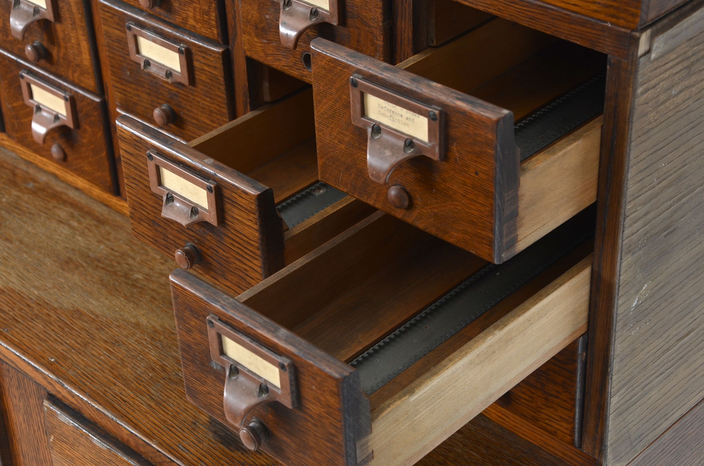 Vintage Library Card Catalog