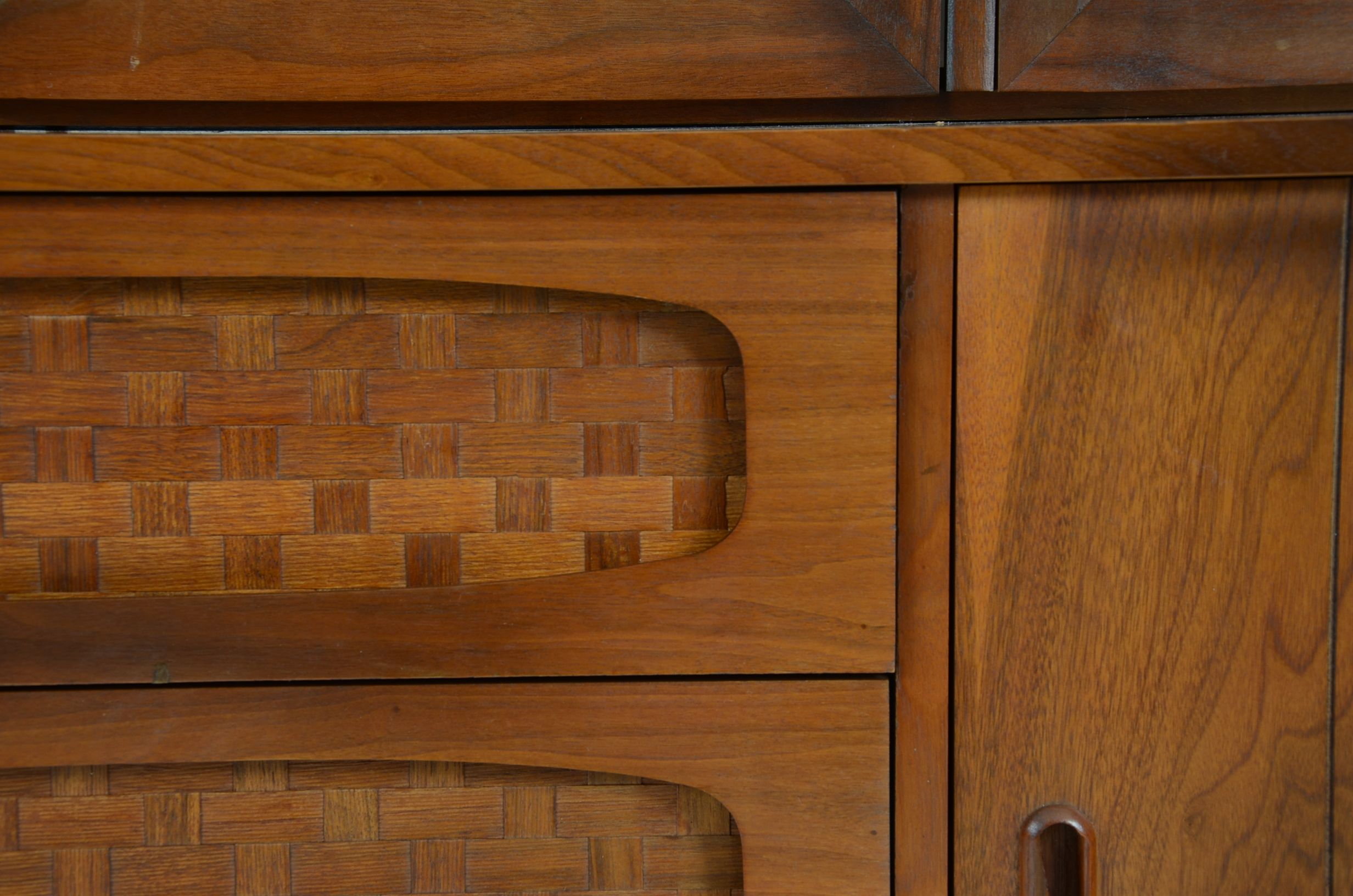 Danish Modern Teak Buffet with Hutch