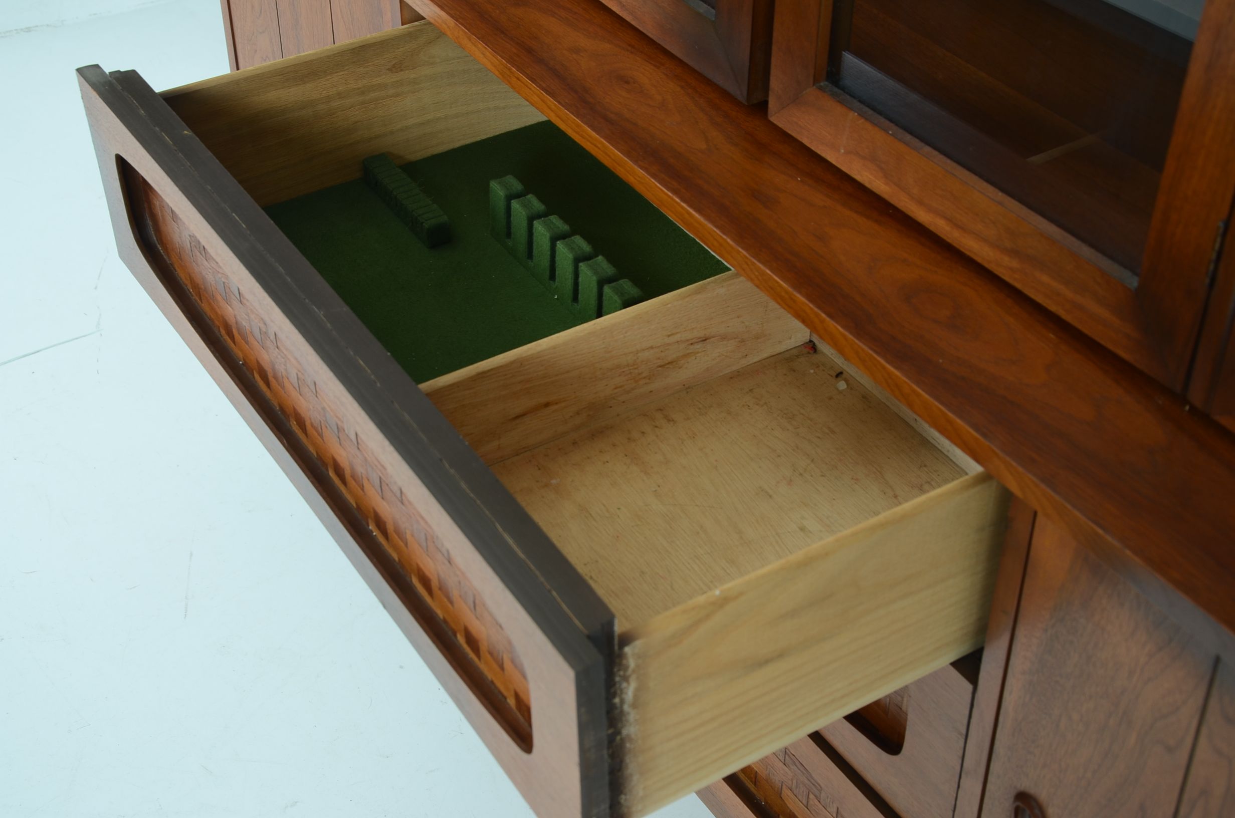 Danish Modern Teak Buffet with Hutch