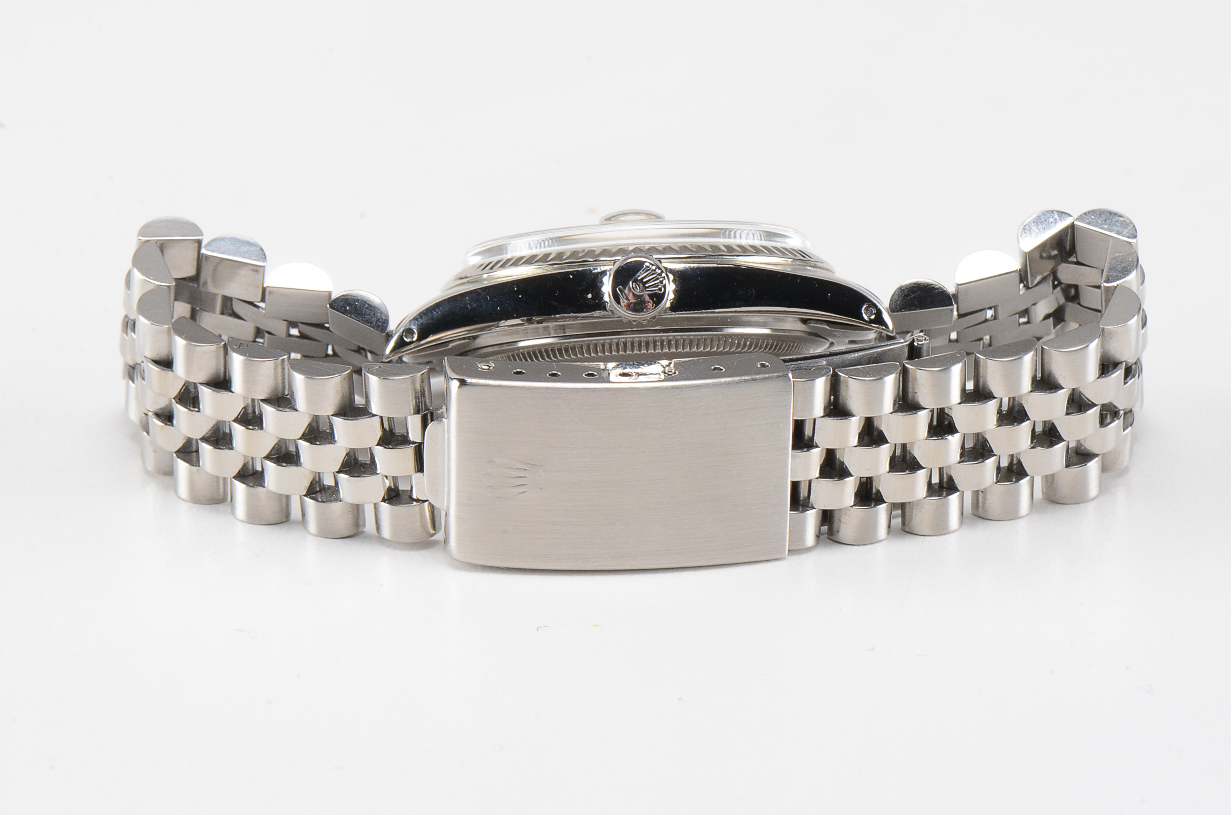 Men's Rolex Perpetual Datejust White Gold and Steel Diamond Dial