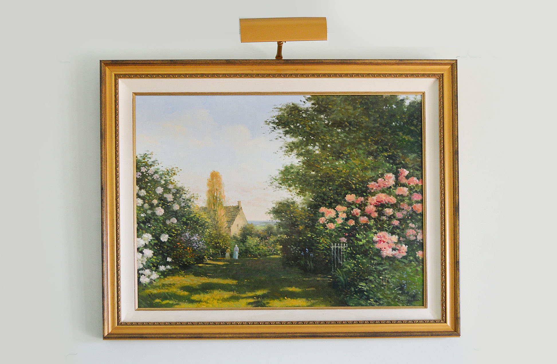 Original Signed David Garcia Landscape Oil On Canvas