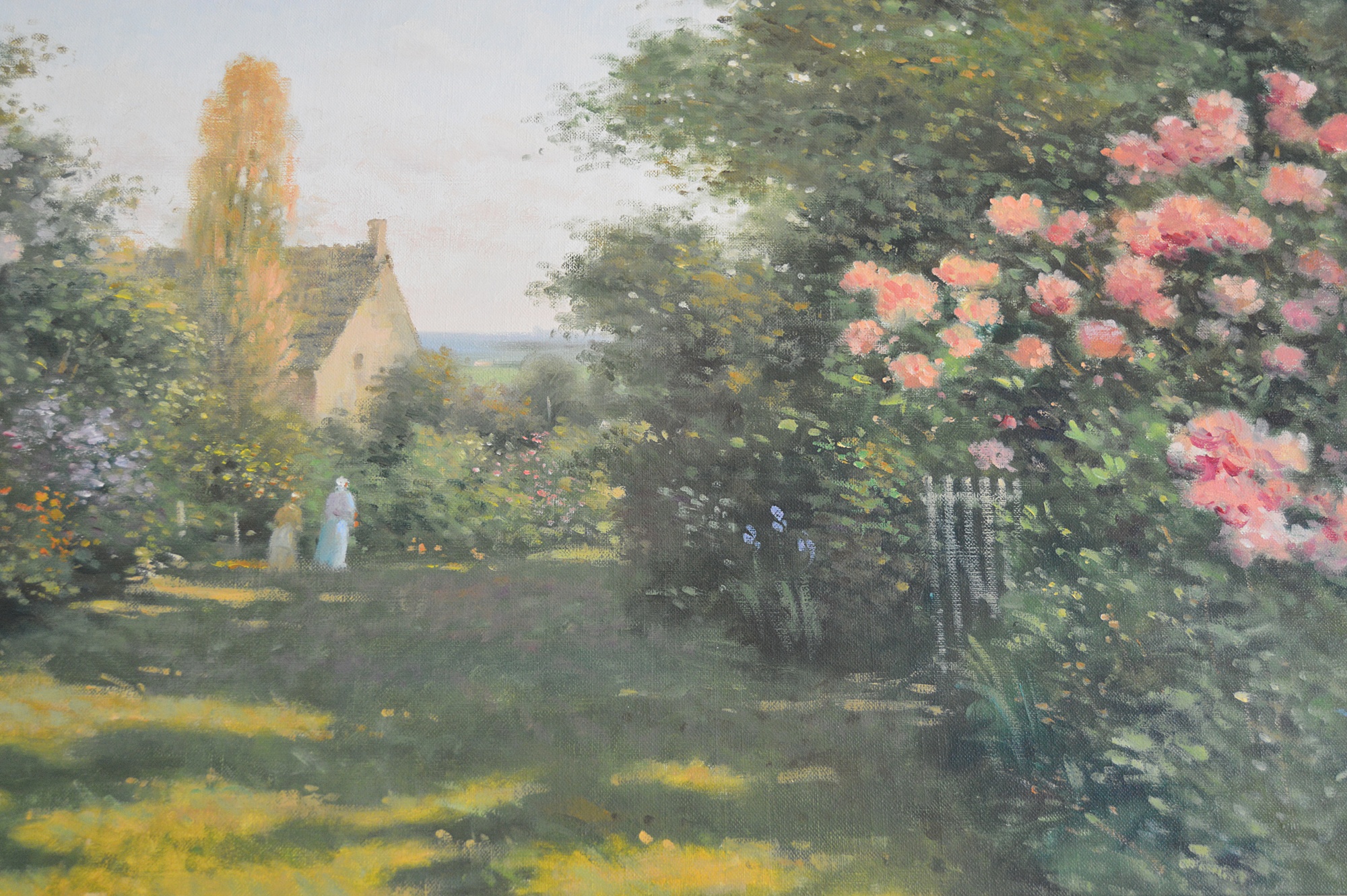 Original Signed David Garcia Landscape Oil On Canvas