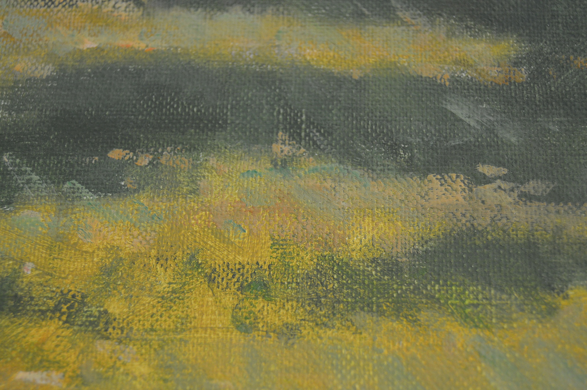 Original Signed David Garcia Landscape Oil On Canvas