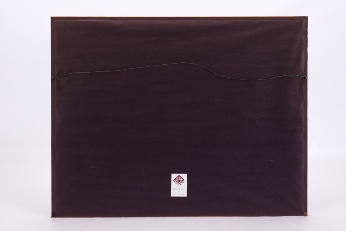 Oil Pastel and Watercolor Portrait of Man