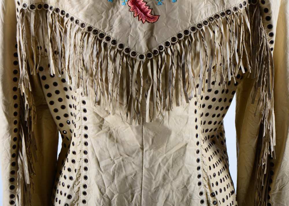 Women's Double D Ranch Wear Western Dress Leather Jacket