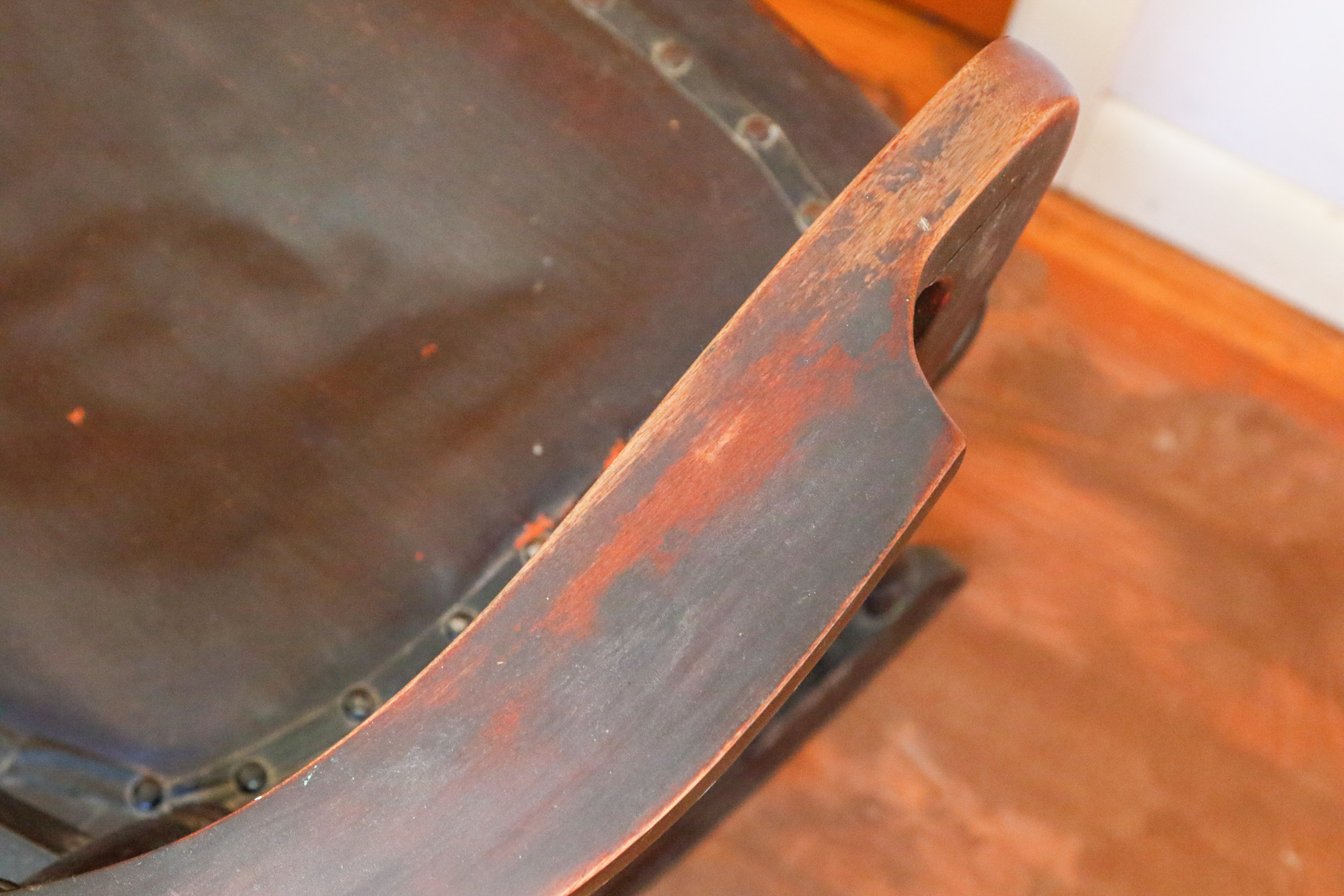 Antique Walnut Rocking Armchair