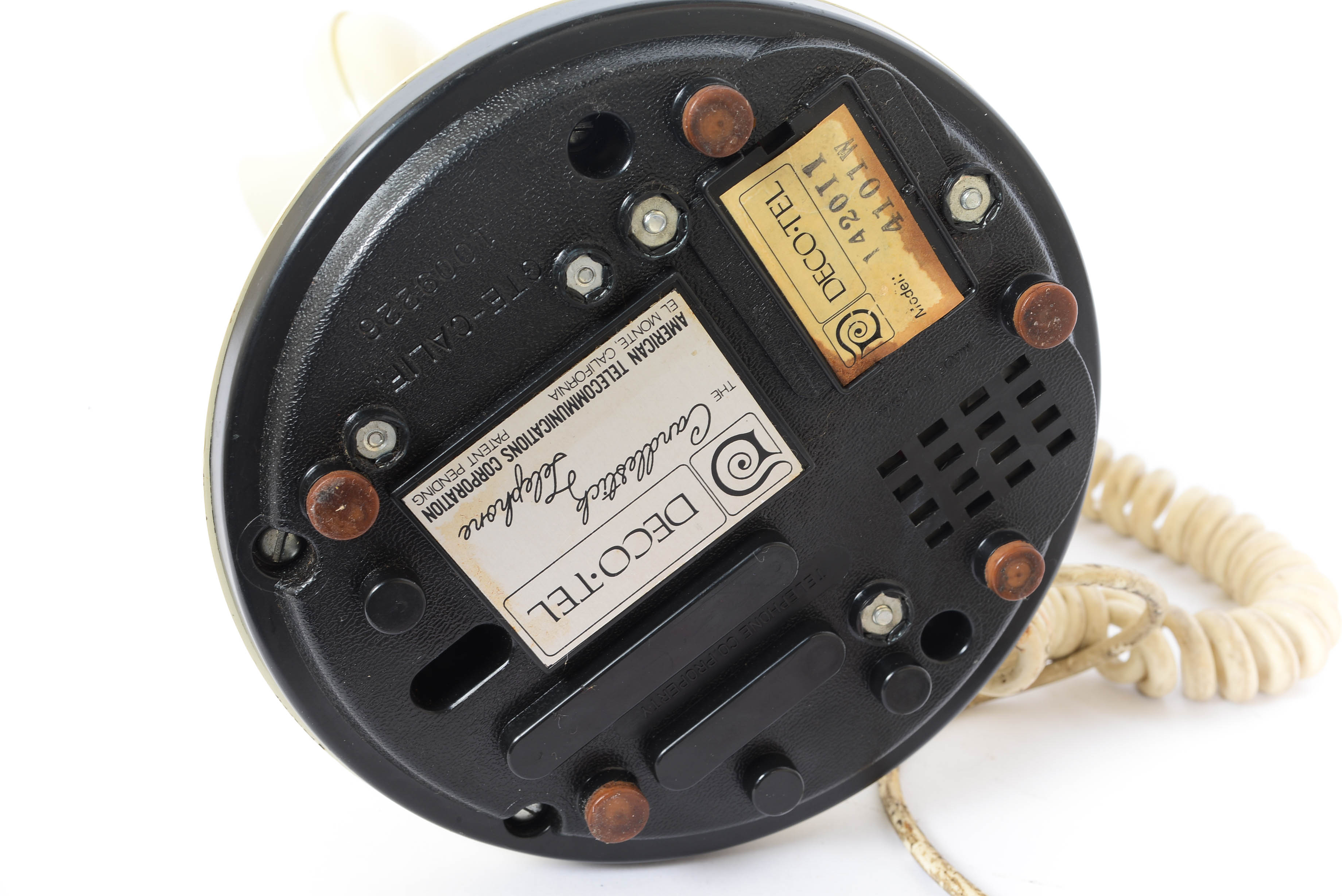 Vintage Candlestick Rotary Dial Phone Manufactured by Deco-Tel