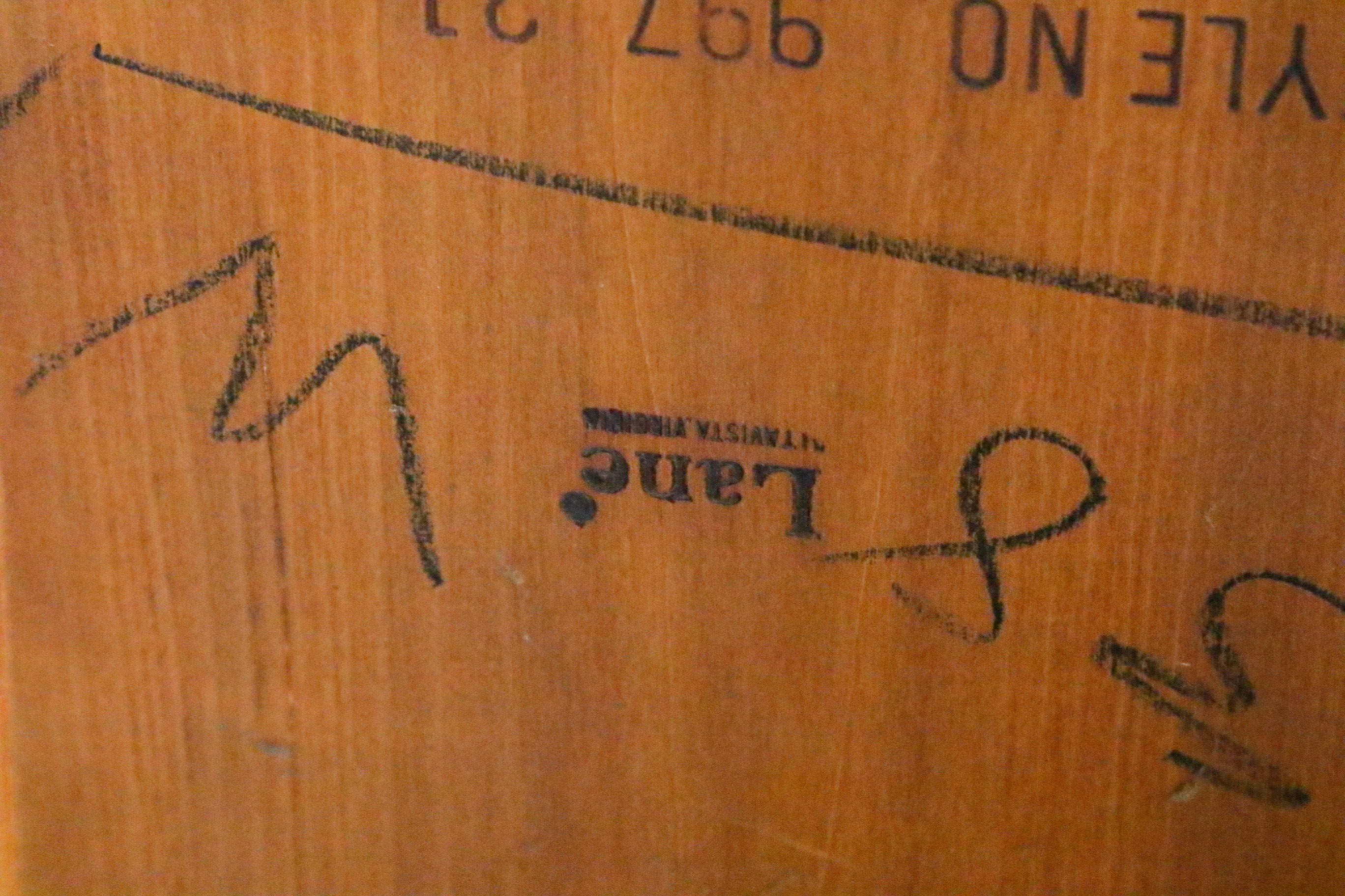 Lane Rhythm Wedge End Table