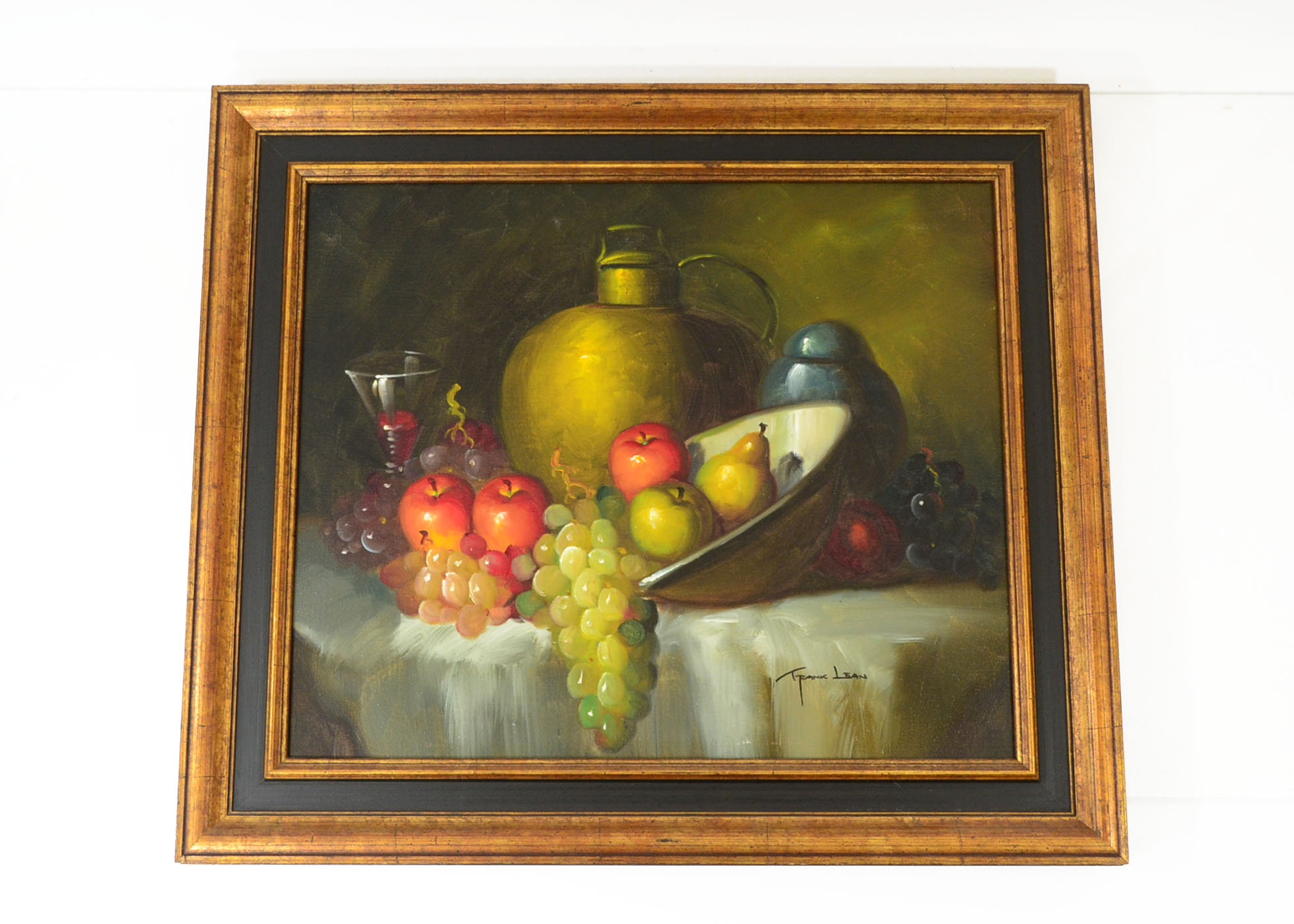 Frank Lean Oil on Canvas Depicting A Still Life
