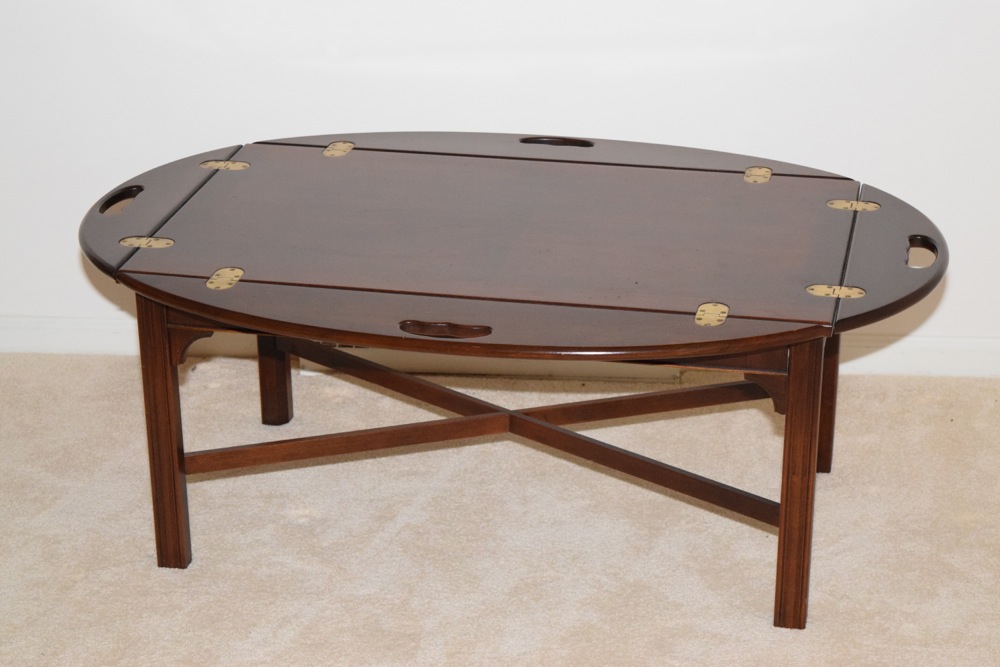 Oval DropLeaf Coffee Table EBTH