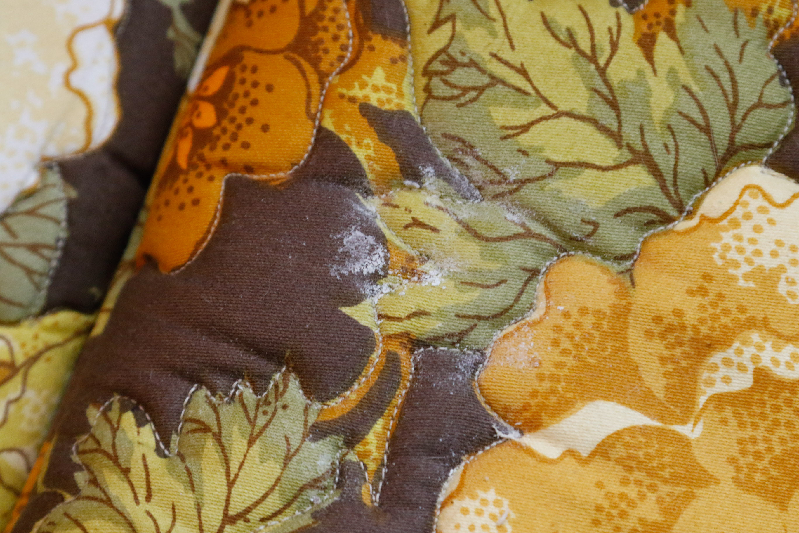 Vintage Franklin Furniture Co. Floral Upholstered Sofa