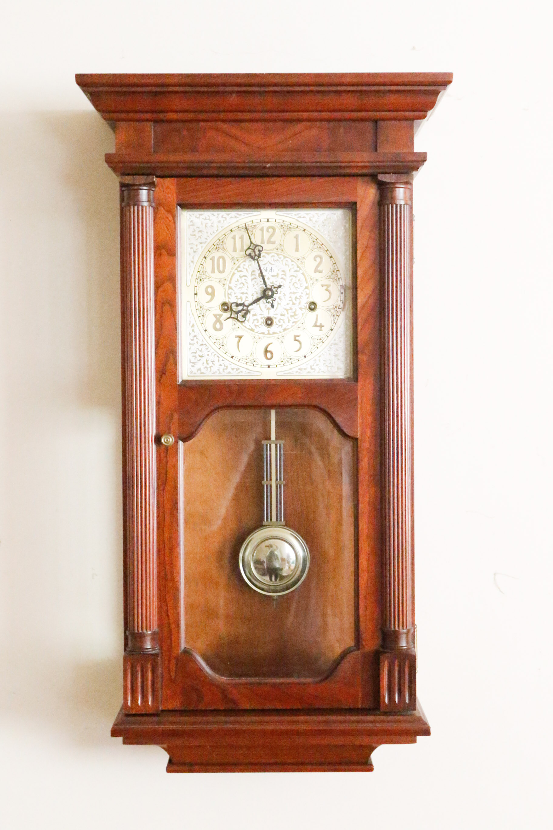 Sligh Clock Co. Chiming Wall Clock