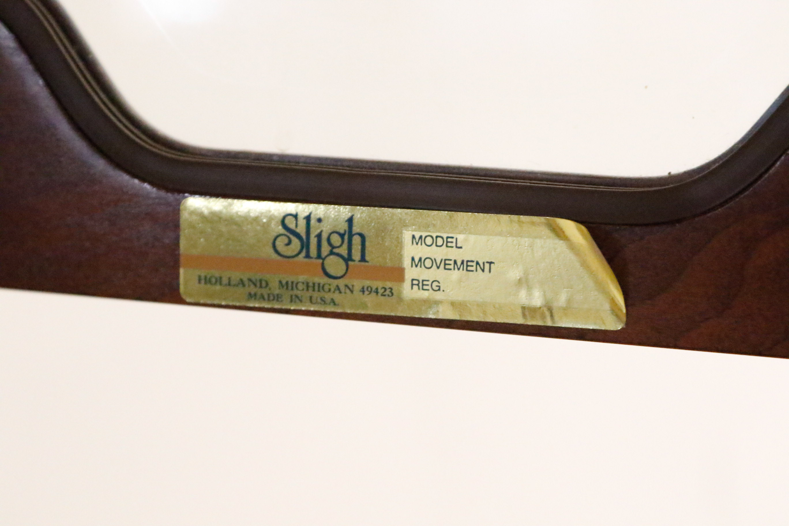 Sligh Clock Co. Chiming Wall Clock