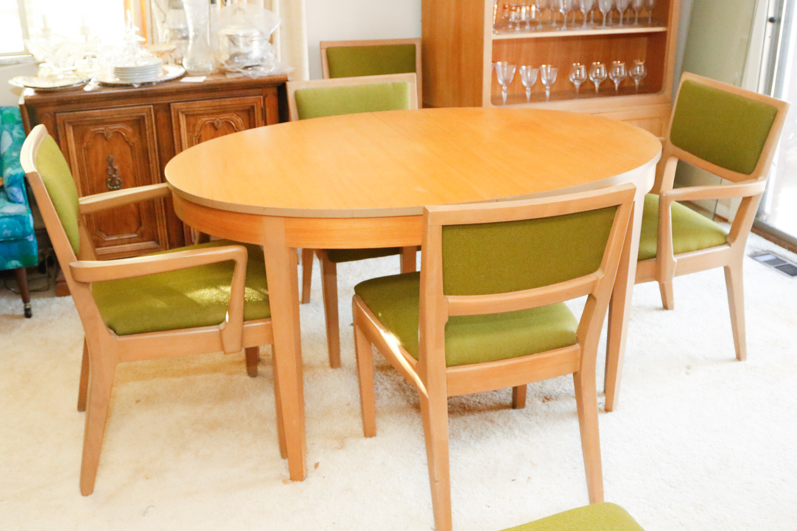 Edward Wormley for Drexel "Precedent" Dining Table and Chairs