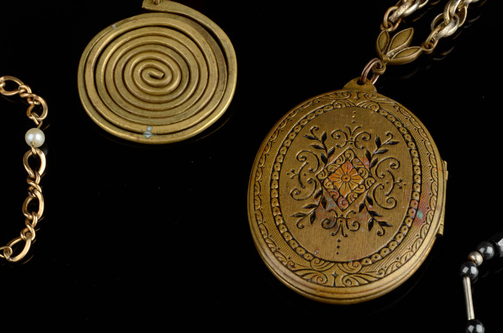 Copper and Brass Toned Jewelry