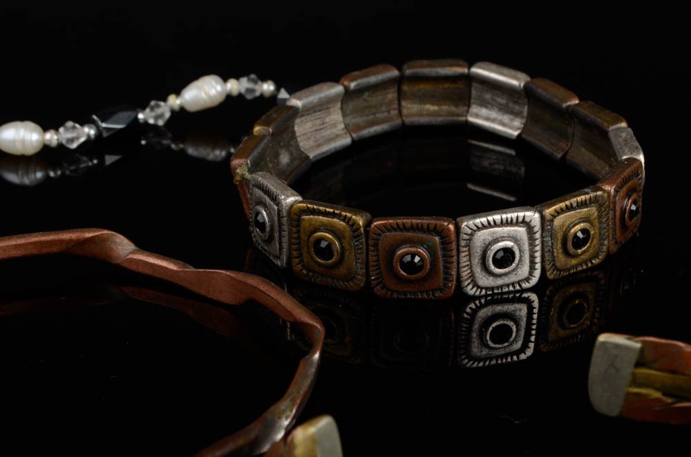 Copper and Brass Toned Jewelry