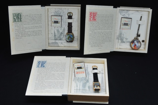 Set of Three Walt Disney’s Watch Collectors Club Watches