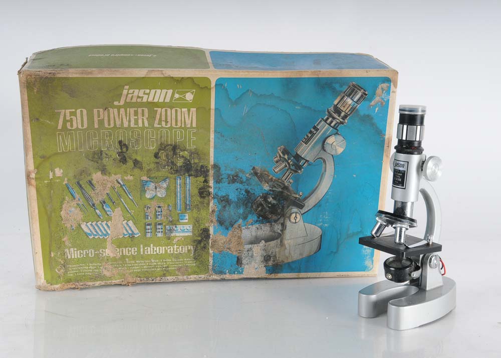 1971 Jason Empire 750 Power Zoom Microscope Set