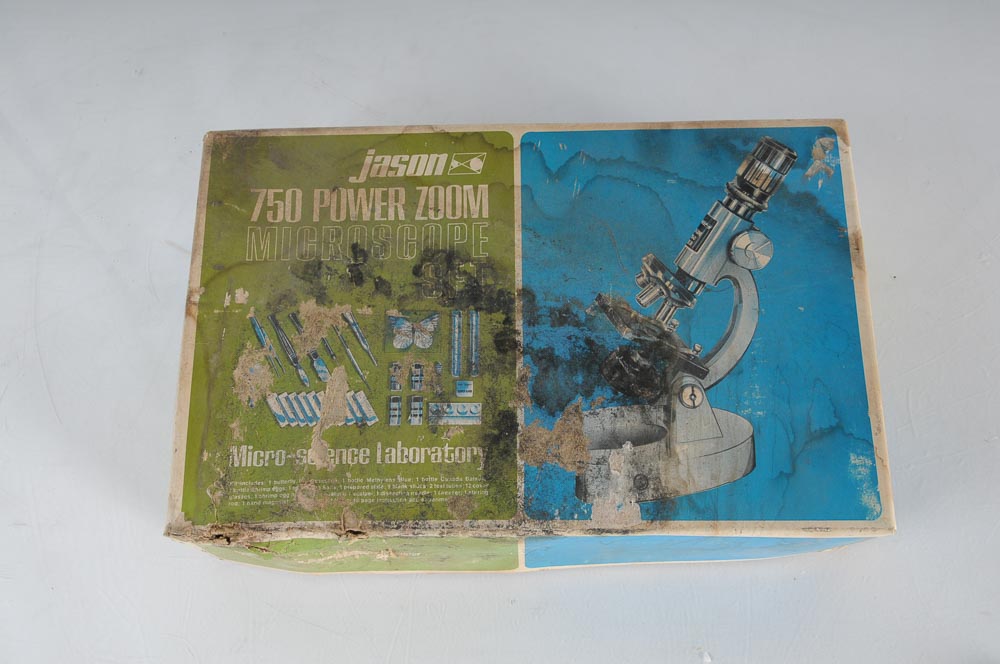 1971 Jason Empire 750 Power Zoom Microscope Set