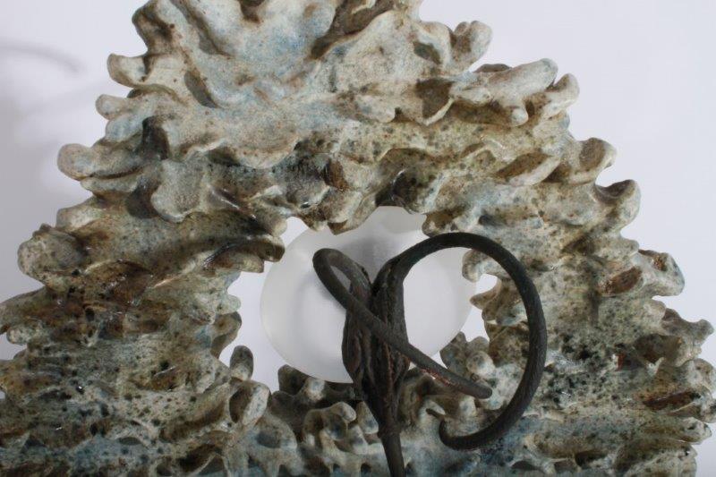 Anthony Jeroski Ruffled Pod Art Pottery Sculpture