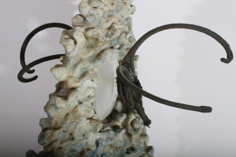 Anthony Jeroski Ruffled Pod Art Pottery Sculpture