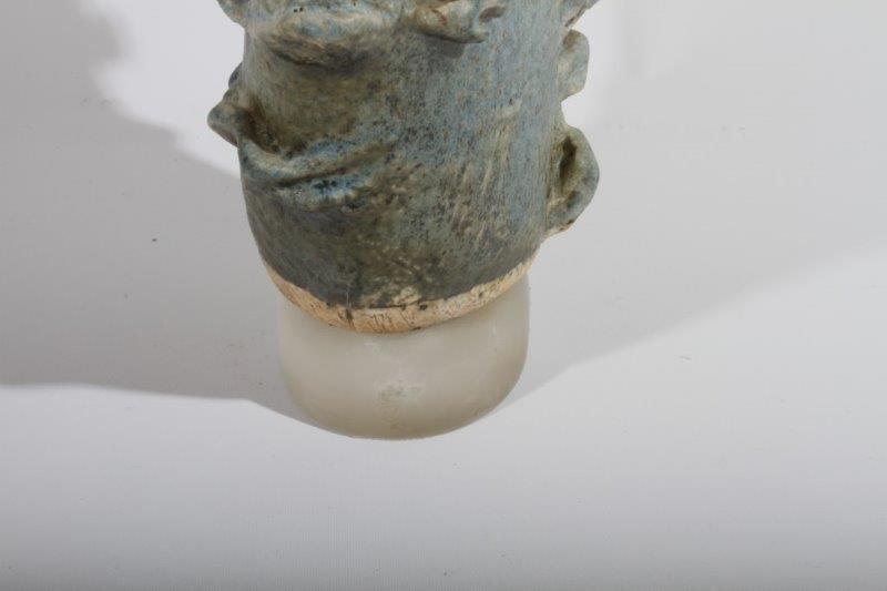 Anthony Jeroski Ruffled Pod Art Pottery Sculpture