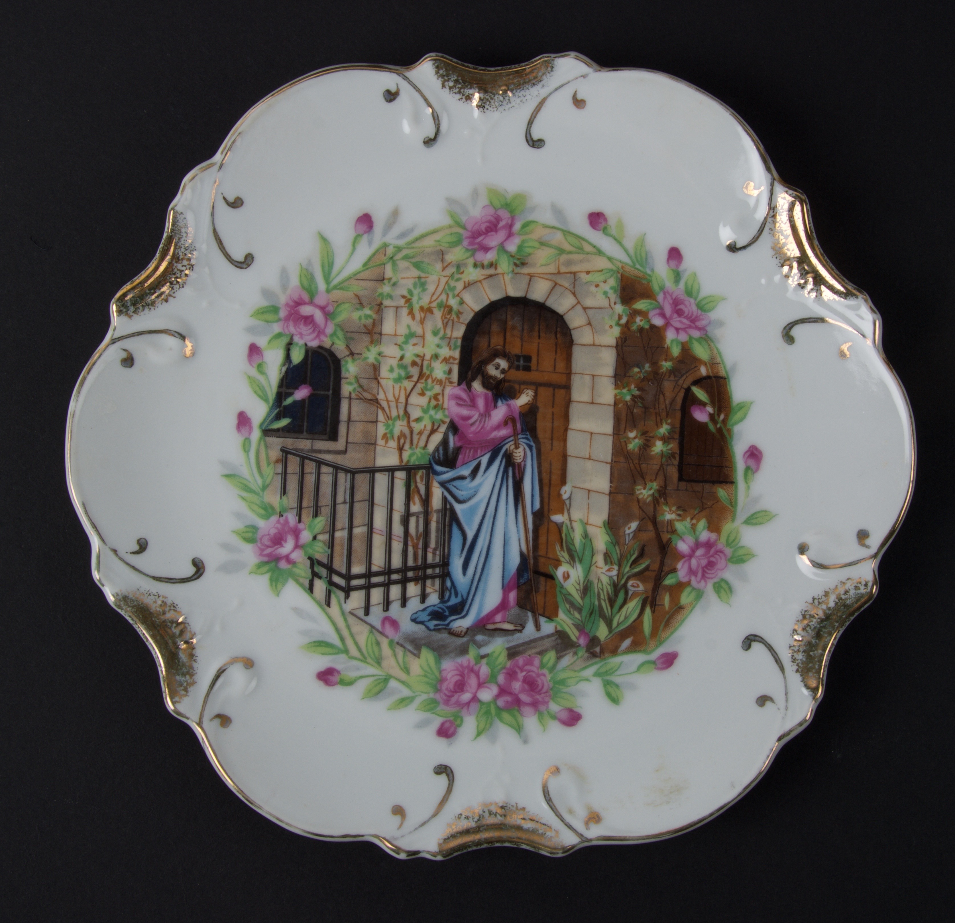 Pair of Wheelock Peoria Religious Plates