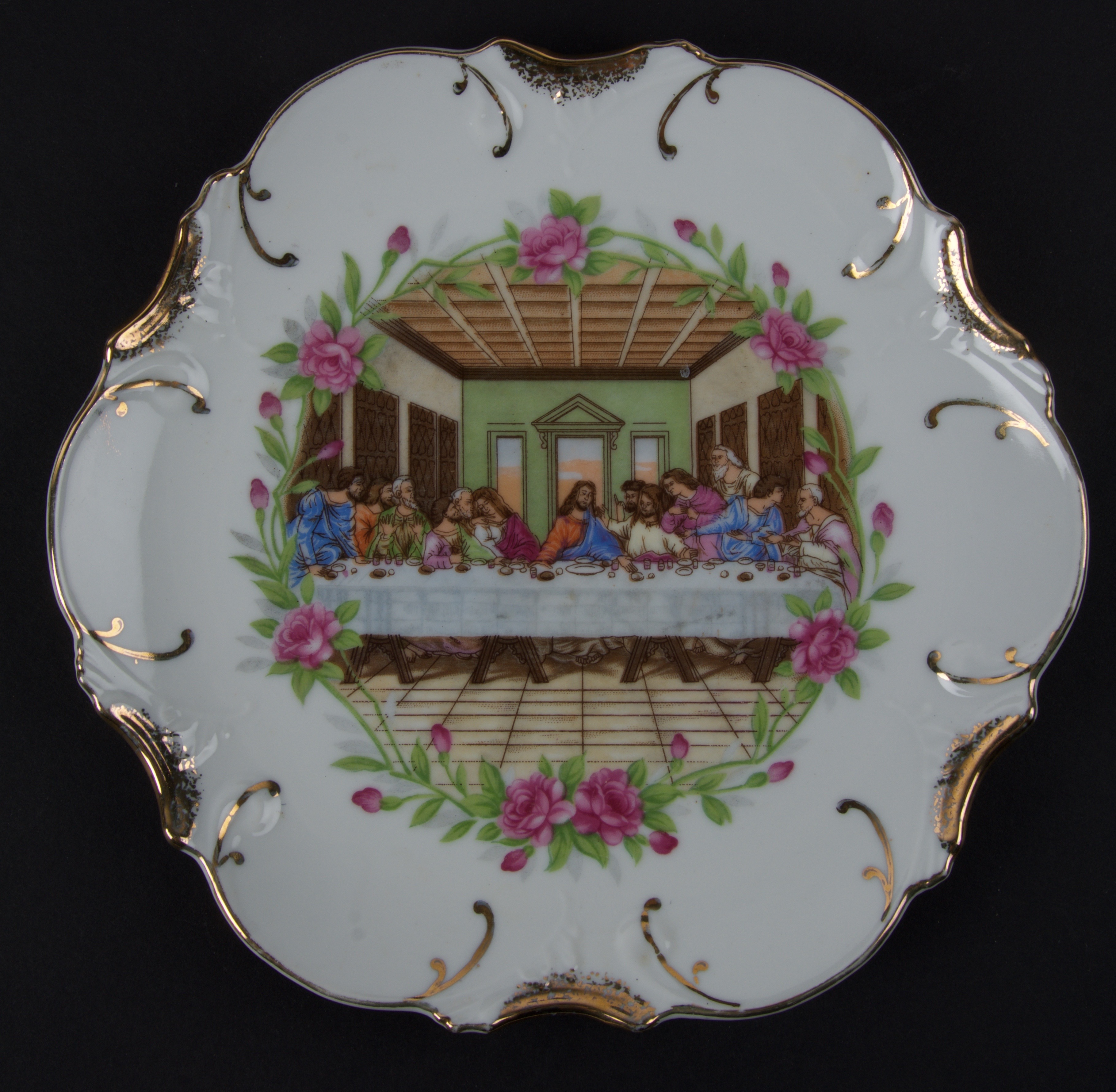 Pair of Wheelock Peoria Religious Plates