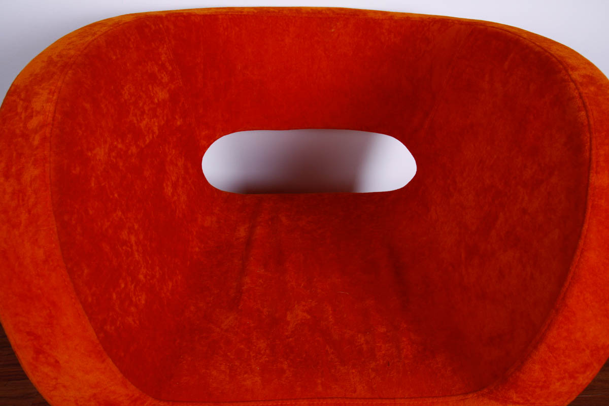 Contemporary Modern Style Orange Chair