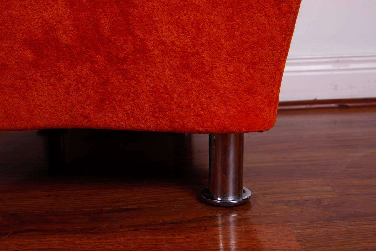 Contemporary Modern Style Orange Chair