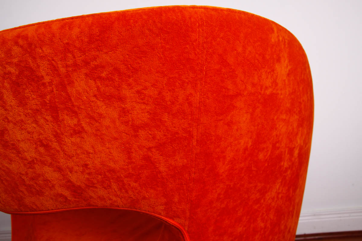 Contemporary Modern Style Orange Chair