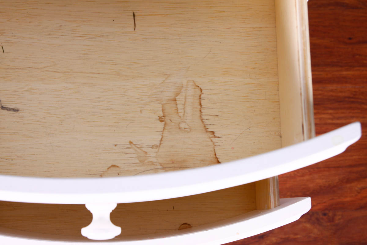 White Shabby Chic Bedside Table