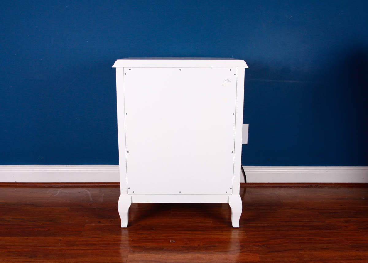 White Shabby Chic Bedside Table