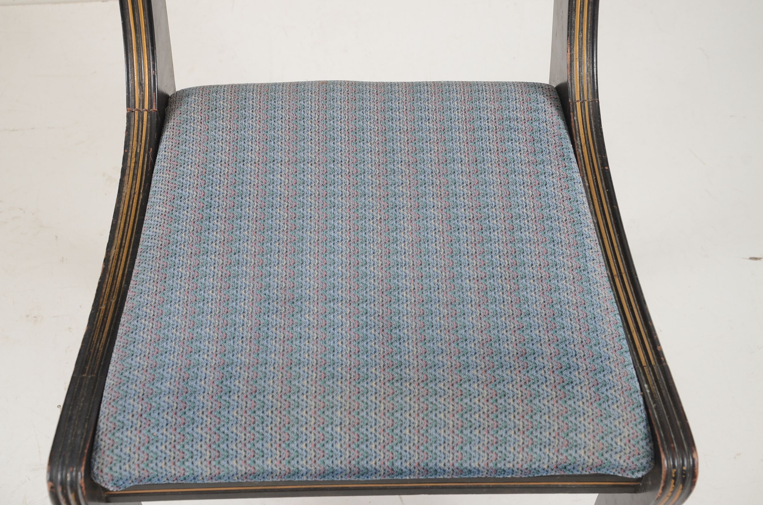 Vintage Chinoiserie Decorated Desk, Chair and Box