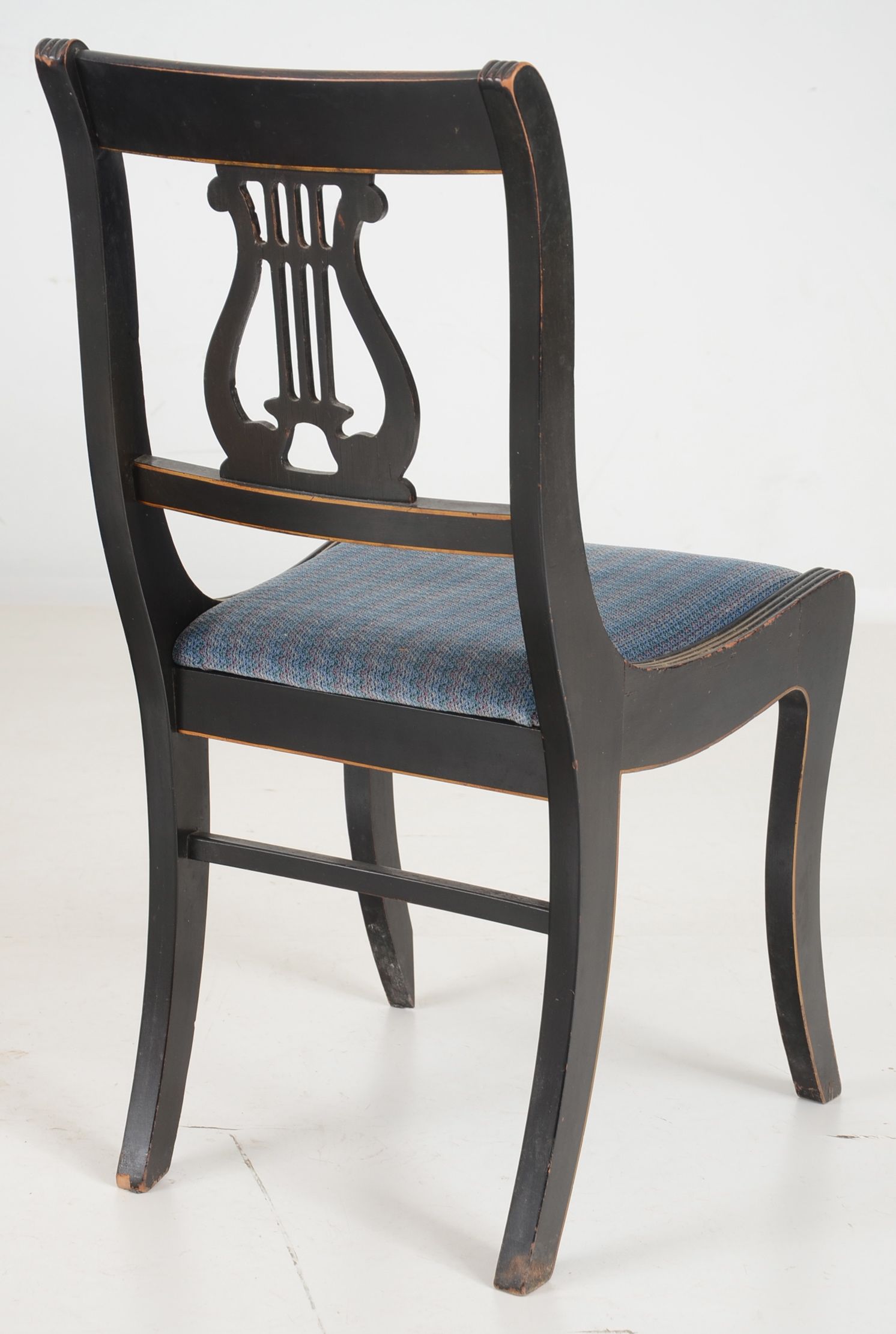 Vintage Chinoiserie Decorated Desk, Chair and Box