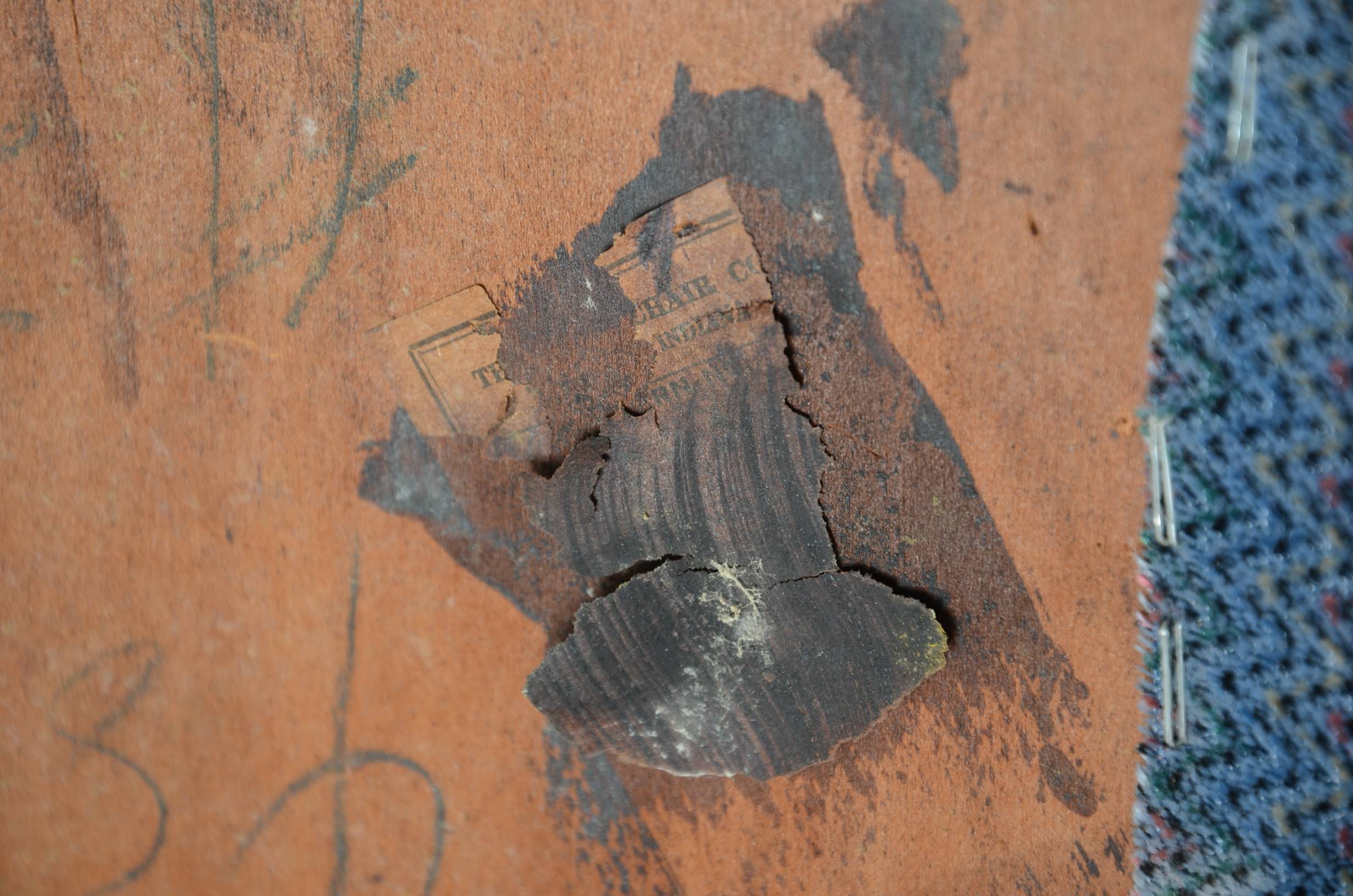 Vintage Chinoiserie Decorated Desk, Chair and Box
