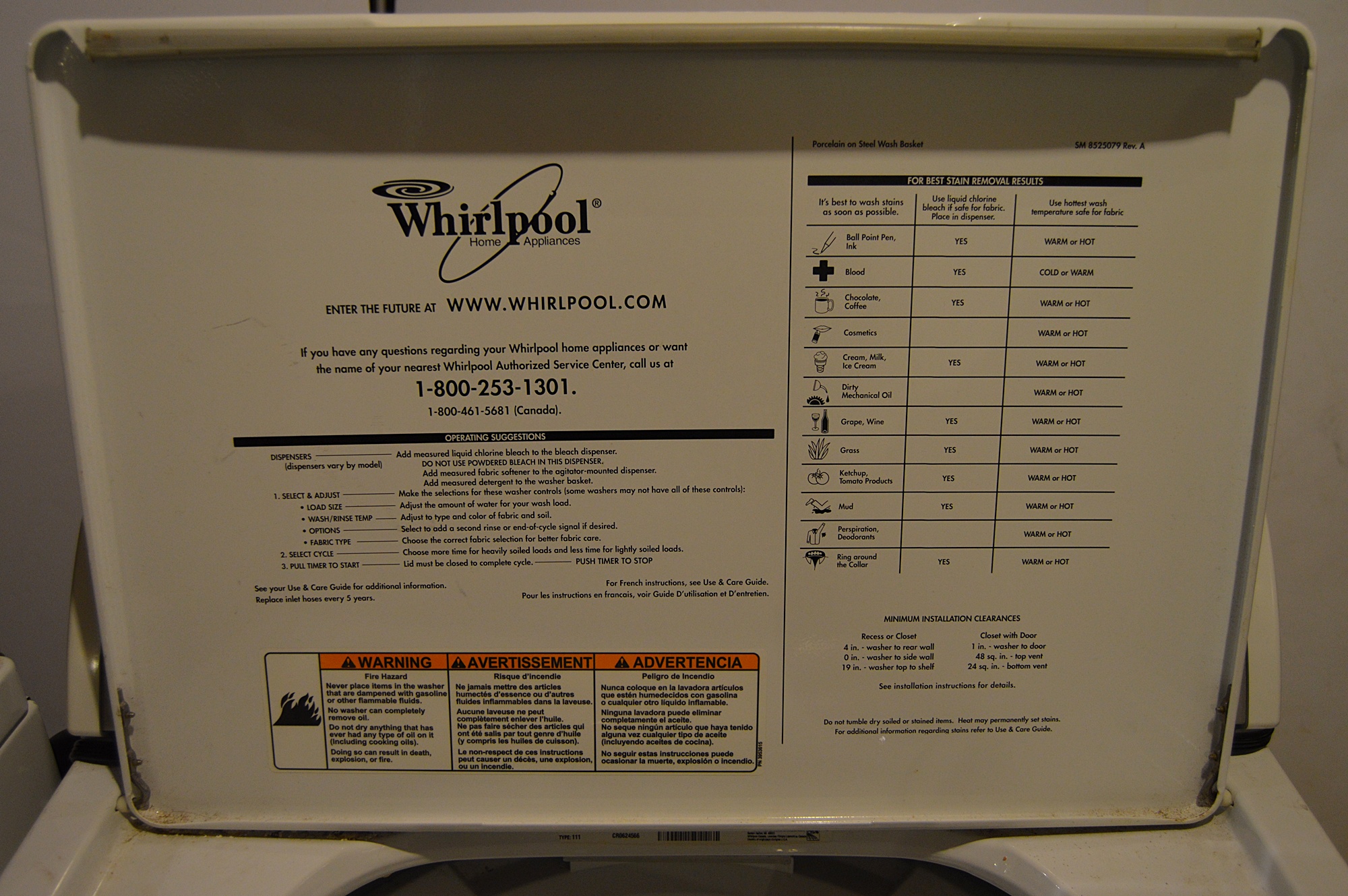 Sears Electric Dryer and Whirlpool Electric Washer