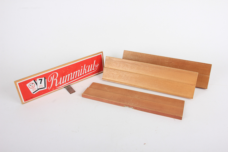 Vintage Rummikub Wooden Game