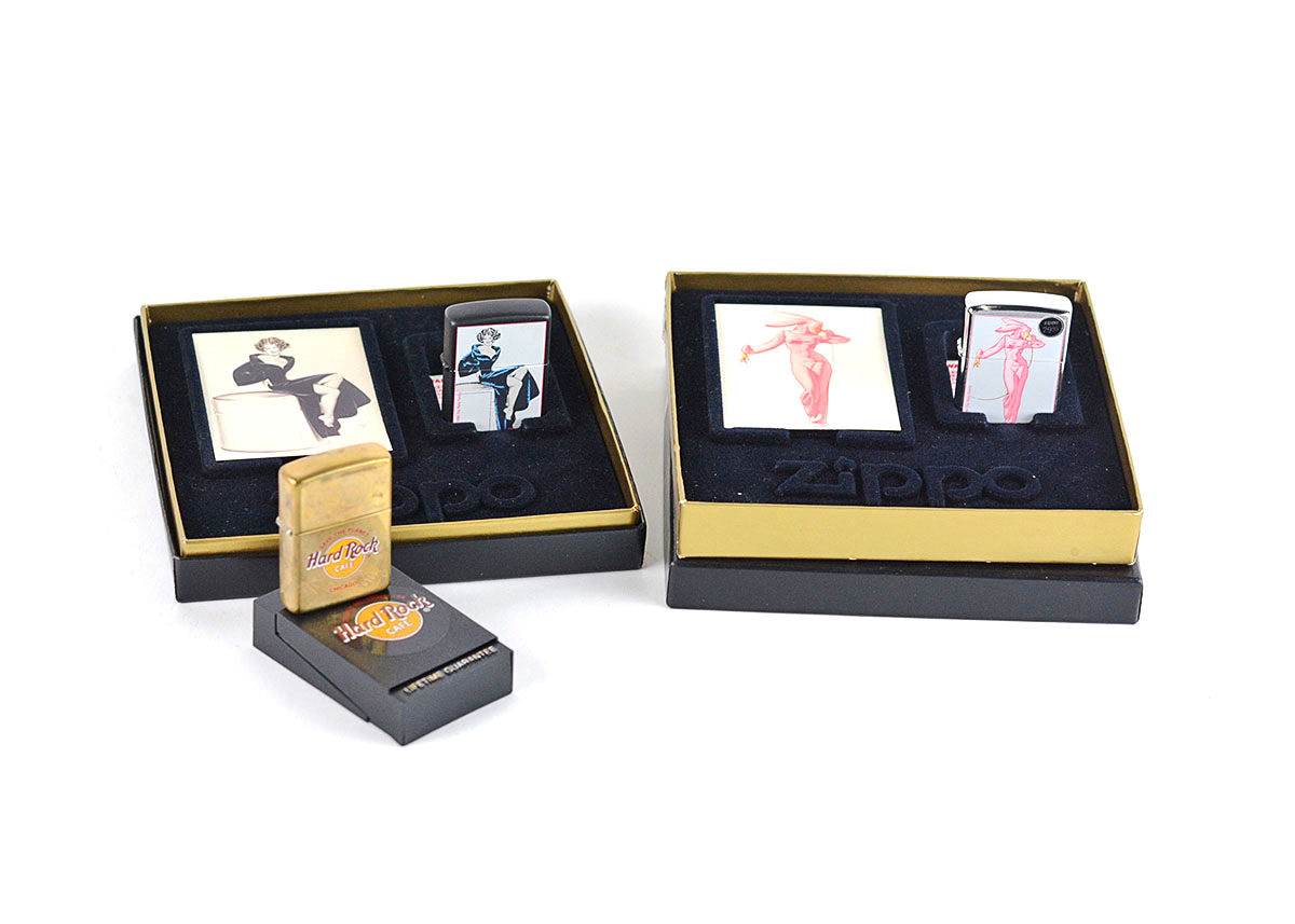 Collectable Zippo Lighters Including Limited Edition Petty Girl