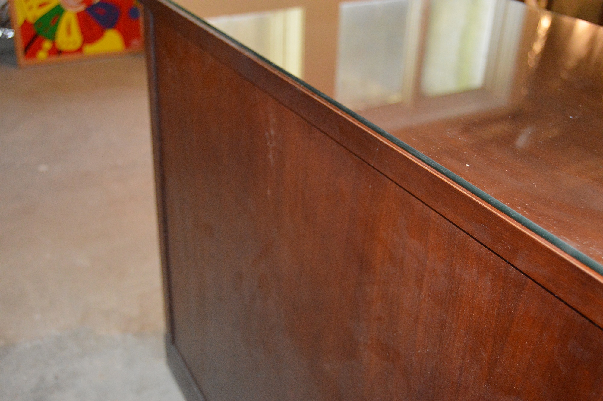 Traditional Mahogany Two-Drawer Lateral File Cabinet