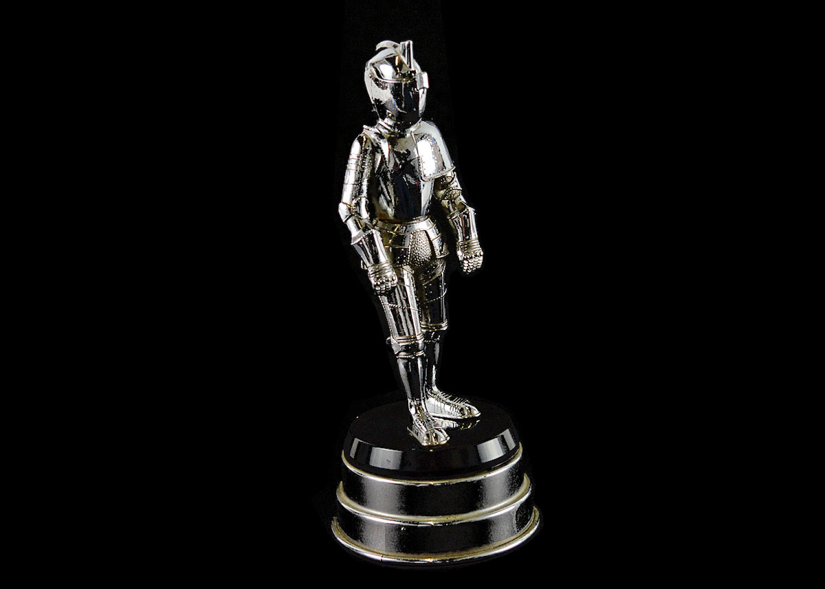 Vintage Knight in Armour Music Box and Table Lighter